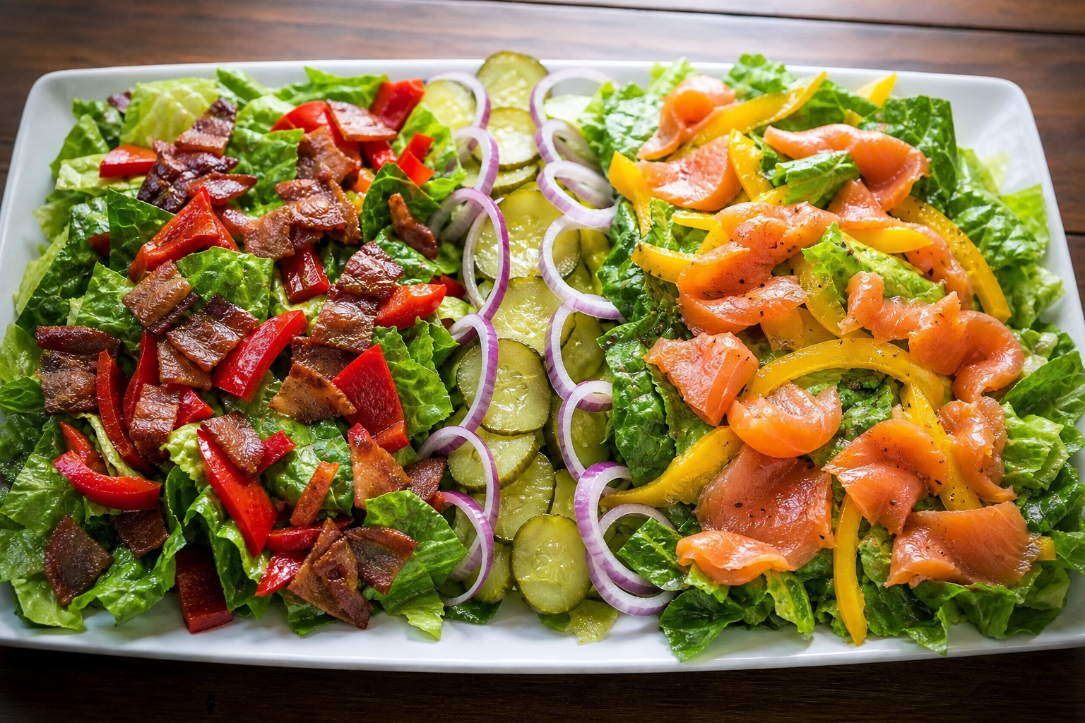 Tariff Border Salad. Based on: Negotiations between Canada and the US fail, import tariffs raised to 50 percent