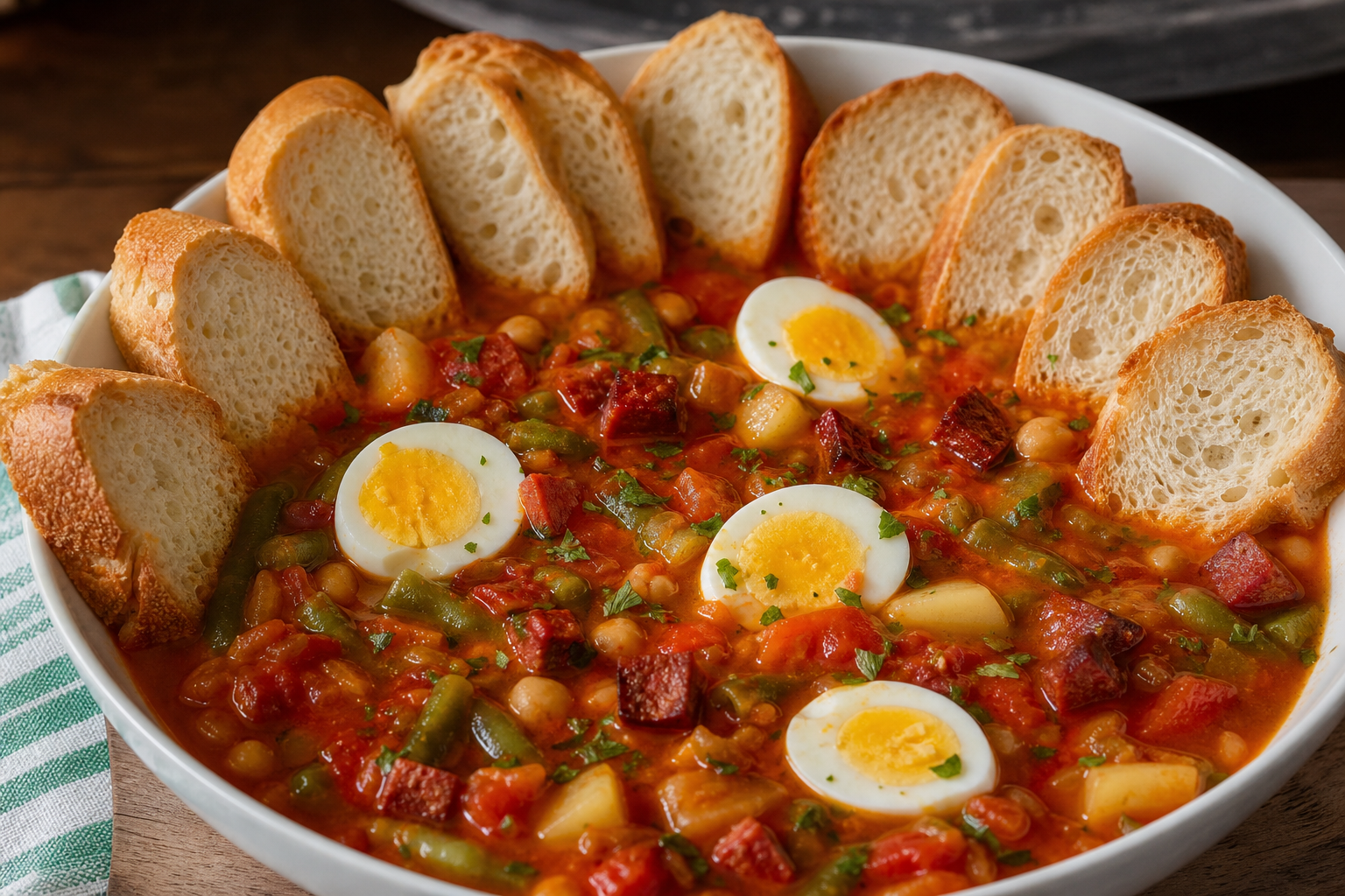 Flooded Campsite Soup. Based on: Eleven Injured Due to Extreme Rainfall on the Spanish Costa Dorada