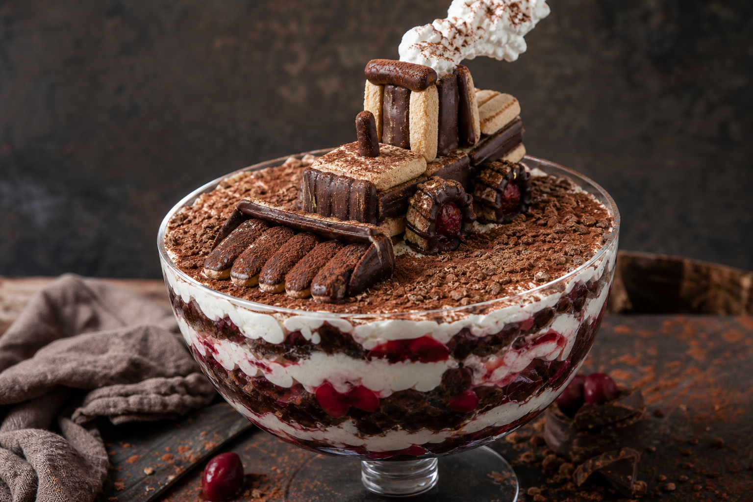 Smoldering Peat Trifle. Based on: Fire in Belgian Ardennes Possibly Caused by Agricultural Machine