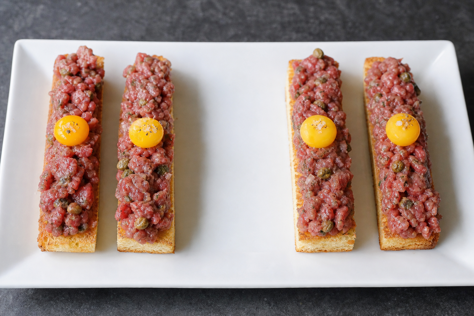 Visa Pause Tartare. Based on: Trump Administration Temporarily Halts Visa Applications Worldwide