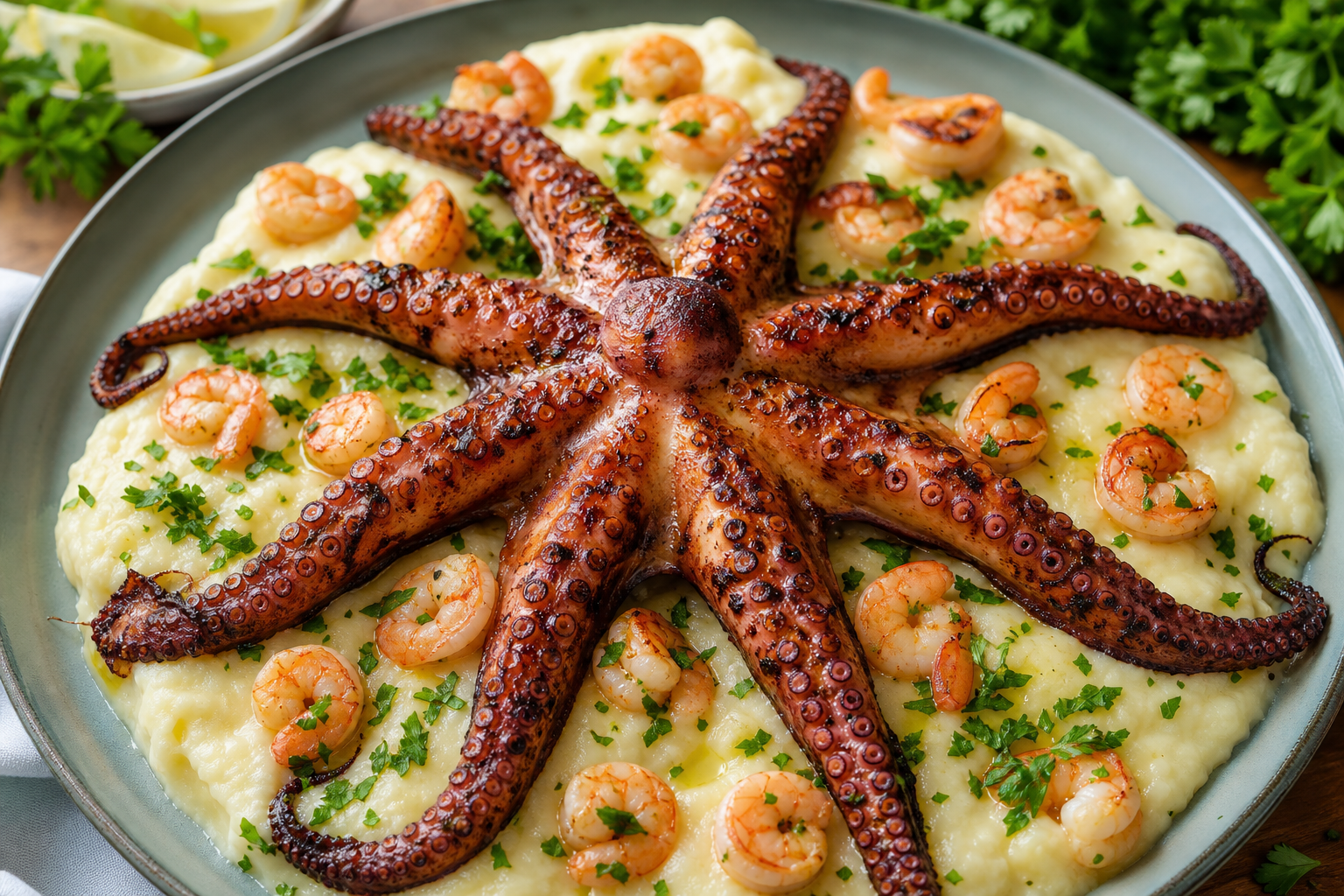 Octopus Armada at Sea. Based on: Record Number of Octopuses on British South Coast: 'Looks Like the Spanish Armada'