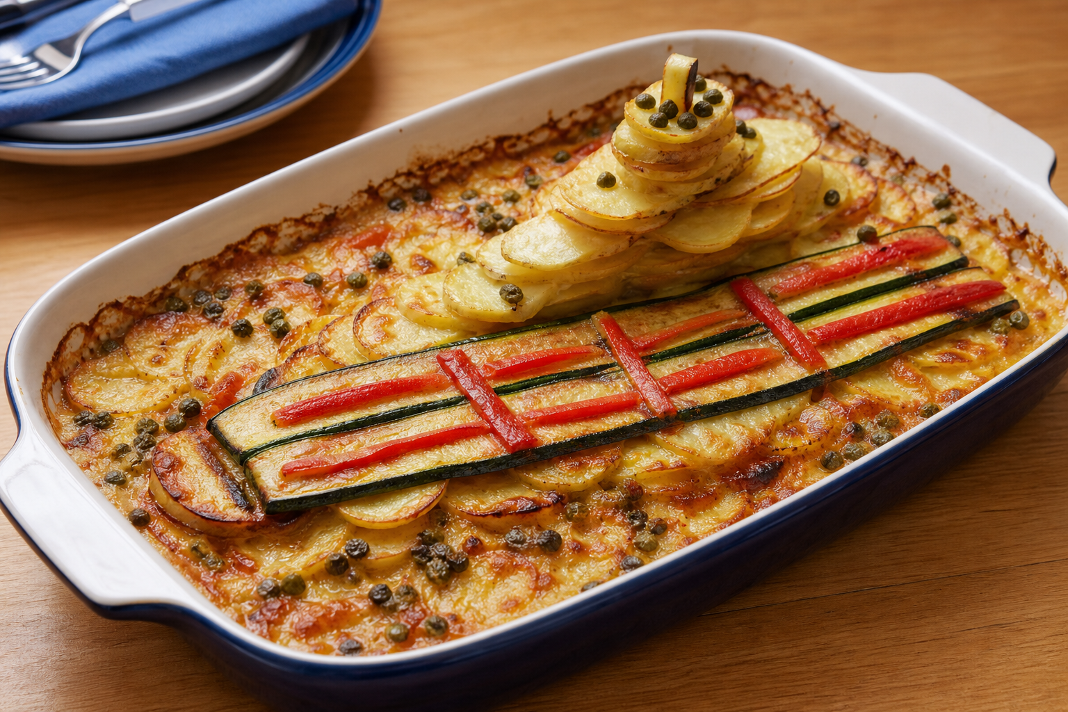 Lincoln Carrier Casserole. Based on: American aircraft carrier USS Abraham Lincoln leaves Thailand