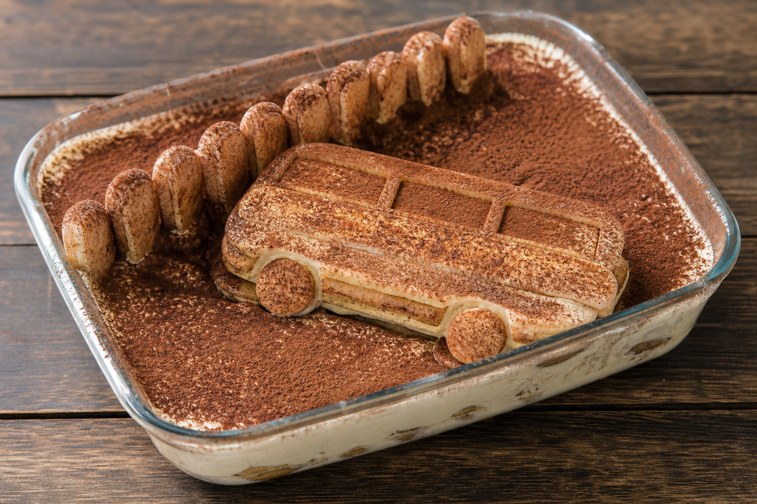 Vangrail-Tiramisu. Gebaseerd op: Eerste Nederlanders weer onderweg naar huis na busongeluk Zwitserland