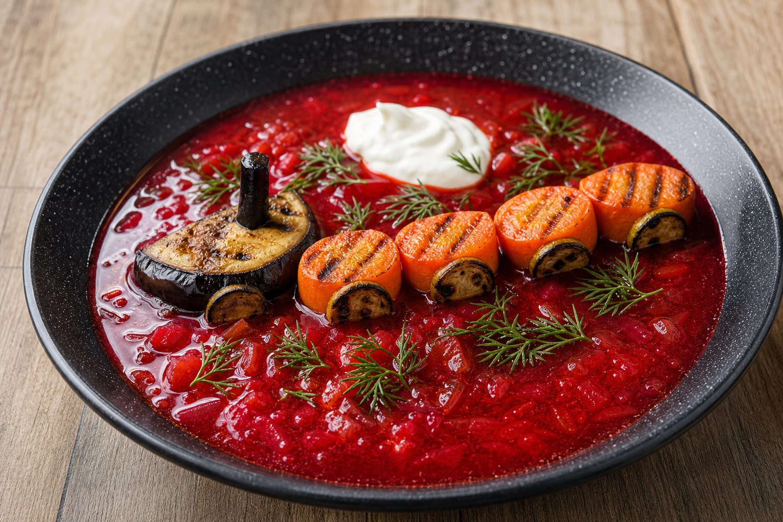 Border Crossing Soup with Grilled Locomotive. Based on: Passenger train hit in Russian attacks on Ukraine, no injuries