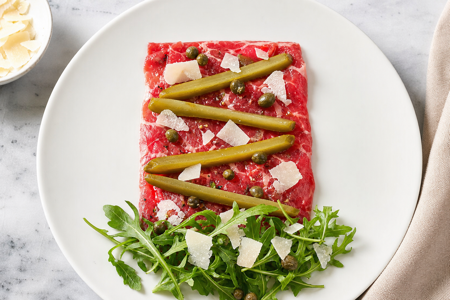 Closed Door Carpaccio. Based on: White House Bars Reporters from CNN, MS NOW and Politico after Ban by Trump