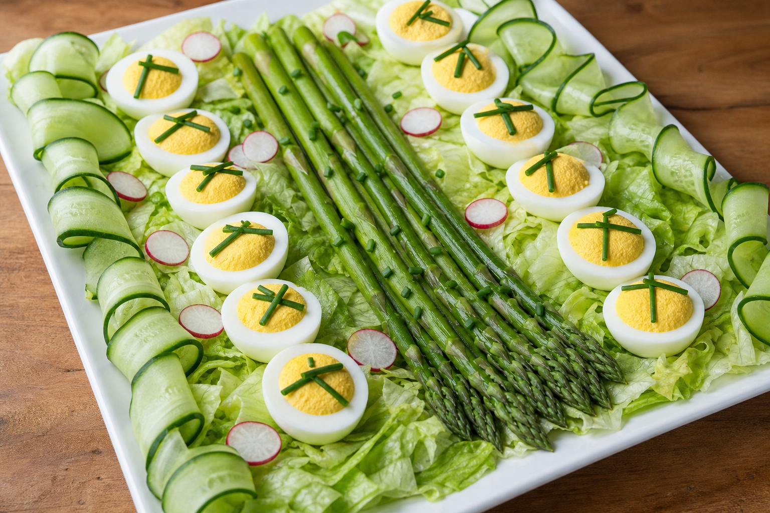 Startbaan Salade. Gebaseerd op: Opluchting in Groenland en Denemarken over akkoord met VS maar ook twijfels