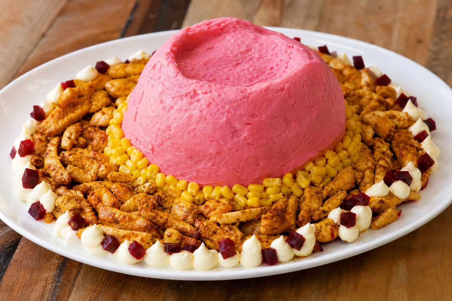 Dolly's Glittering Cowboy Hat Pie. Based on: Americans Celebrate First 'Dolly Parton Day' with Pink Glitter and Blonde Wigs