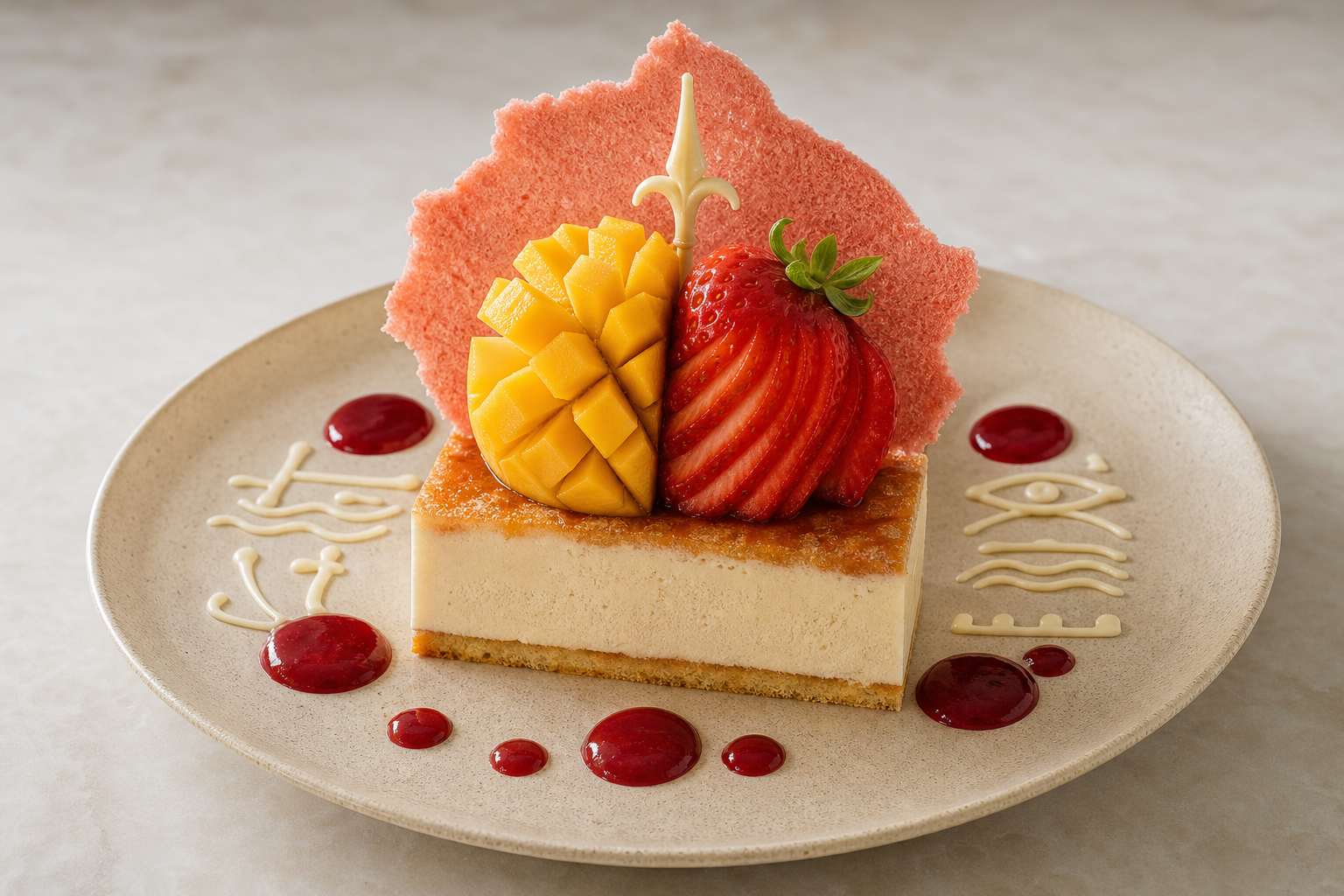 Pharaoh’s Double Crown Parfait. Based on: Tip from Egyptian Farmer Leads to Discovery of Meter-High Statues of Ramses II