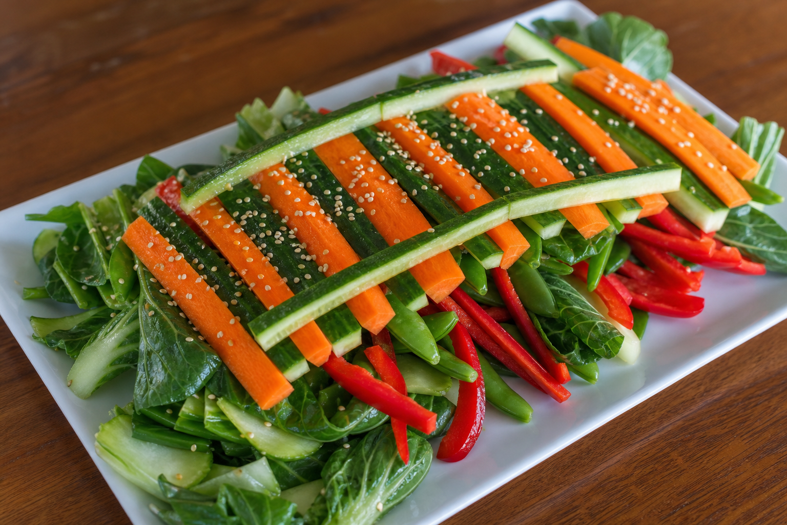 Yalu River Bridge Salad. Based on: Kim Jong-un Makes Flash Visit to China to Celebrate War Cooperation